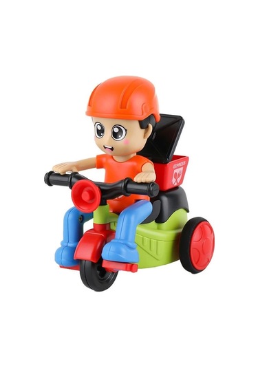 988y Sürtmeli Bisikletli Kurye -can Oyuncak Çok Renkli