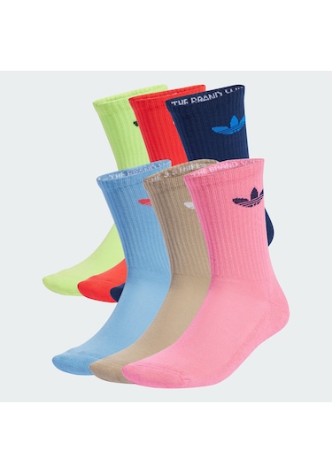 Adidas Jy2679 Tr Crew S 6p Çorap Çok Renkli
