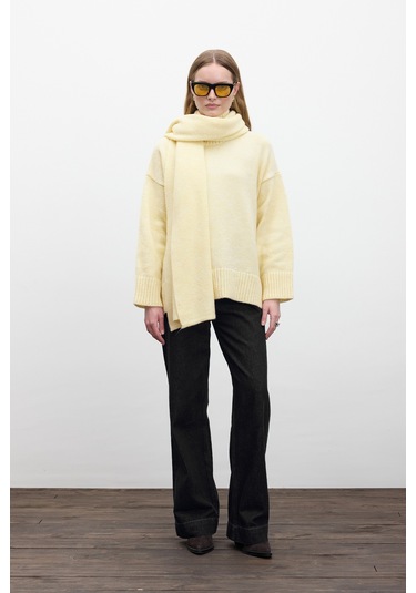 Yumuşak Atkı Sarı Sarı