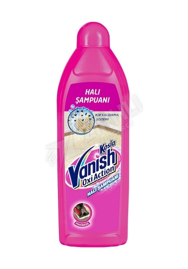 4 Adet Vanish Makinede Halı Şampuanı 850 Ml Tekli