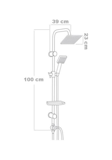 Armour Armatür Robot Duş Seti Krom