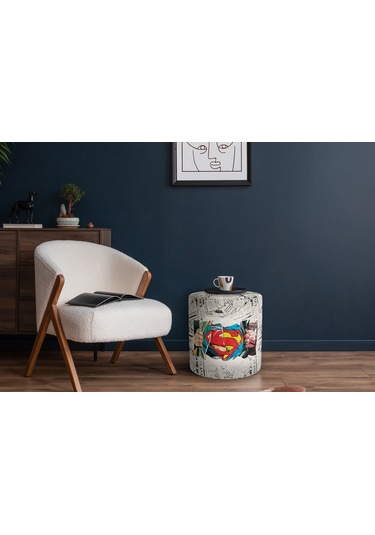 Bluehomeconcept Adawall Home Superman Puf