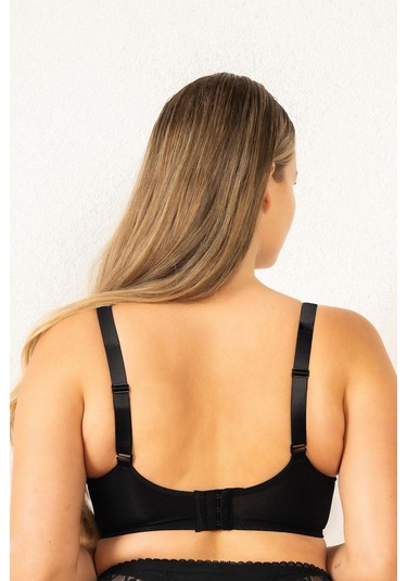 Magic Form 5137 Kadın Simli Kumaş Toparlayıcı Sütyen-siyah Siyah