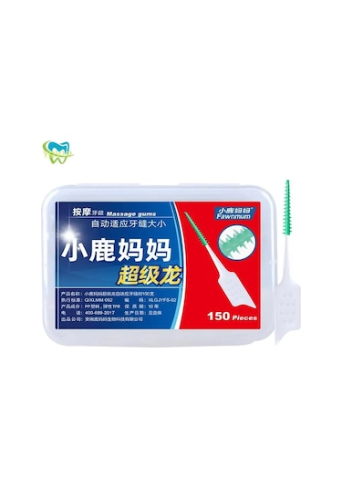 150 Adet/takım Silikon Interdental Fırçalar Süper Yumuşak Diş Temizleme Fırçası 50pcs