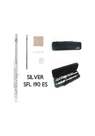 Sılver Sfl-190Es Gümüş Kaplama C Flüt (Case Dahil)