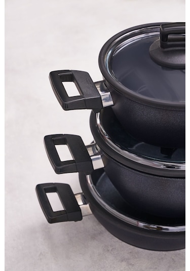 Karaca  Biodiamond Powerful Plus 7 Parça Tencere Seti