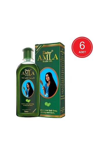Dabur Amla Saç Bakım Yağı 6 x 200 ML
