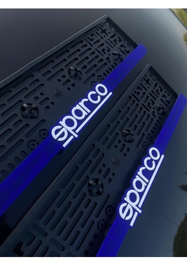 Sparco Plakalık 2'li Oto Araba Aksesuar 2 Adet Plakalık Universal
