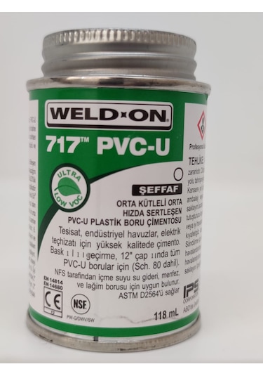Pvc Yapıştırıcısı Weld-on 125 Gr