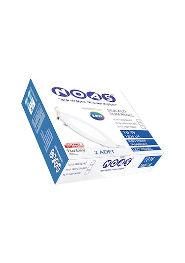 Noas 18W Sıva Altı Slim Led Panel 2 Adet Günışığı YL10-1801