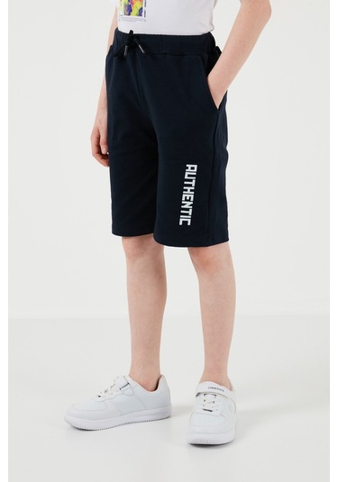 Lela Pamuklu Regular Fit Bisiklet Yaka Şortlu Alt-Üst Erkek Çocuk Takım 6212011 Beyaz