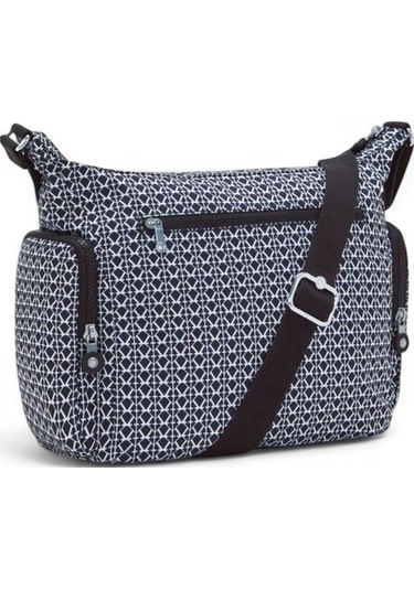 Kipling Gabb Signature Kadın Omuz Çantası Kı6525 Beyaz - Lacivert