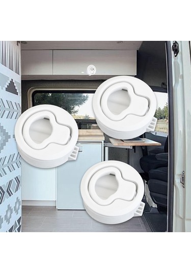 Suntek Magideal Gömme Soyunma Çekme Mandalı 3 Adet Beyaz