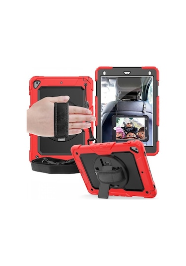 Apple Uyumlu iPad Air 1 9.7" Kılıf Defender Askılı A1474 A1475 A1476