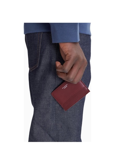 A.p.c André Unisex Deri Kartlık Koyu Kahverengi 3