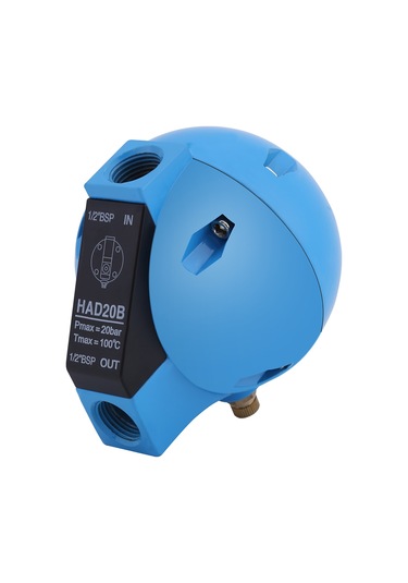 Vkemall Had20b Kompresör Hava Kondensat Otomatik Su Çıkartıcı, Alüminyum Kasa, 1/2" Bağlantı, Elektriksiz, Tıkanıklık Dayanıklı