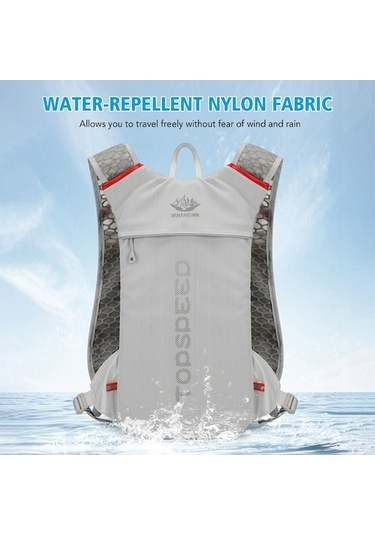 Artfulabode Su Siyah Sırt Sırt Sırt Nefes Mekan Koşu Kapasiteli Hidrasyon Hafif Geçirmez Dış Çantası Çantası Çantası Büyük Bisiklet Alabilir Ya Siyah