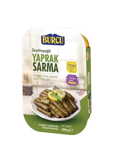 Burcu Zeytinyağlı Yaprak Sarma 200 Gr X 3 Adet