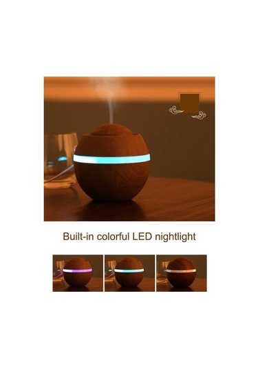 Dancemonkey Renk Değiş. Led Usb Nemlendirici & Aromaterapi Difüzörü - Ofis/ev İçin