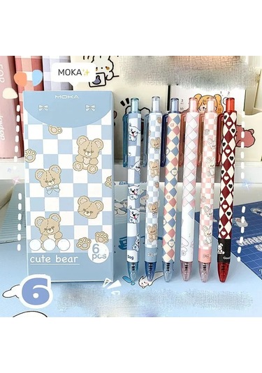 Fosenze Mr.paper 6'lı Roller Kalem Seti - Hızlı Kuruyan Siyah Mürekkep, Plastik Vücut, 0.1 Mm Uç, Hem Sağ Hem Sol El İçin Gümüş