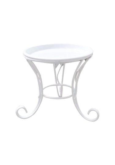 Çiçek Taburesi Metal Çiçek Standı, Avrupa Tarzı Tabure Balkon Zemin Bahçe Çiçek Saksısı Saksı Tutucu Dekor Bitki Rafı A