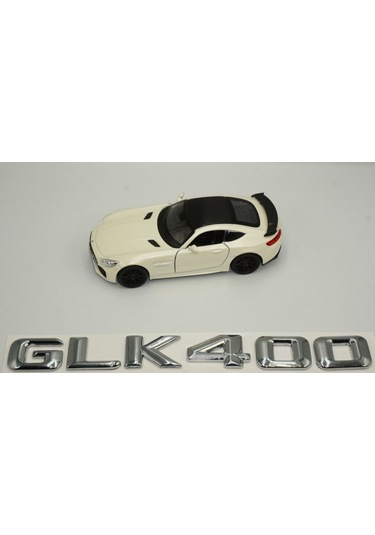 GLK400 Bagaj Krom Metal 3M 3D Yazı Logo