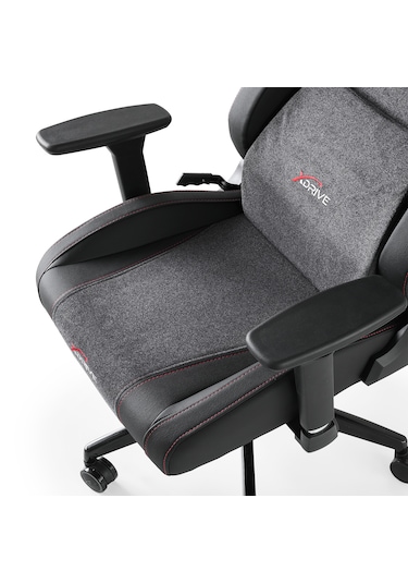 Xdrive Akdeniz Kumaş Profesyonel Oyuncu Koltuğu Gri/Siyah