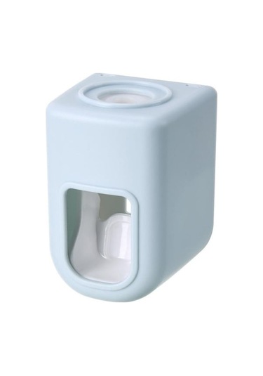 Mavi 1 Adet Ev Duvara Monte Banyo Su Geçirmez Diş Macunu Sıkacağı Banyo Aksesuarları Mavi Mavi