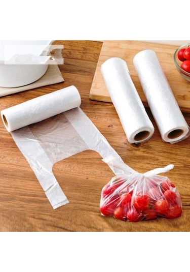 Rulo Poşet Hışır Market Manav Poşeti 200 Adet Küçük Boy