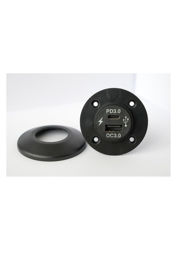 Setcom 12v-24v Usb+type C Şarj