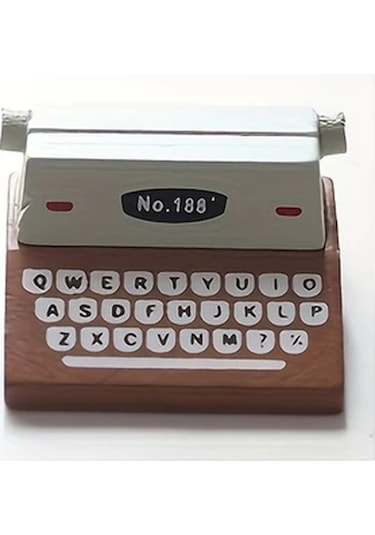 Trendooze Gaojunshop01 Siyah Ahşap Mini Kartlık, Ofis Dekorasyonu Siyah