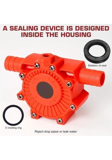 Boatshop1 1 Takım Elektrikli Matkap Su Pompası Yeni Güncellenmiş Taşınabilir Hızlı Su Çıkarma Ev Dış Mekan Şarj Edilebilir