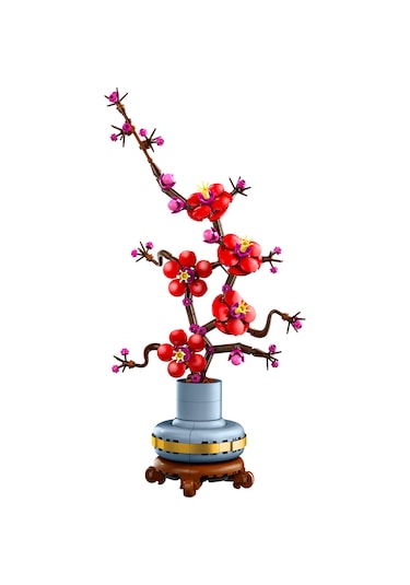 LEGO® Botanicals Erik Çiçeği 10369 – Yetişkinler için Pastel Mavi Saksi İçeren Dekoratif Çiçek Modeli Yapim Seti (327 Parça)