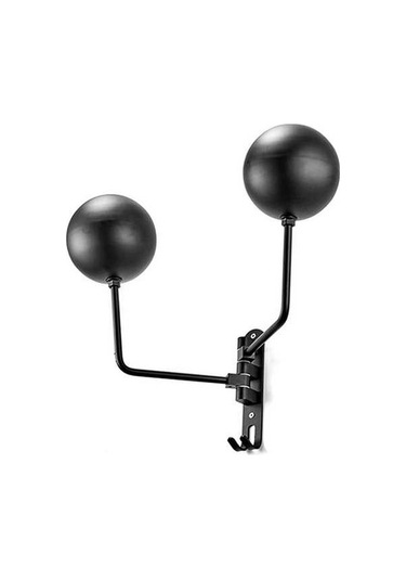 Ulzyvf Döner Çift Toplu Motosiklet Kask Askısı - Duvar Montajlı, 180 Dönüş