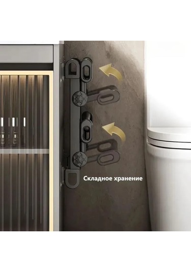 Yaleker Abs Plastik Katlanabilir Ayakkabı Rafı, 50x12x12 Cm, Kapı Arkasında Asılabilir, Yer Tasarrufu Sağlar, Dayanıklı Ve Düzenli Ev İçin Siyah