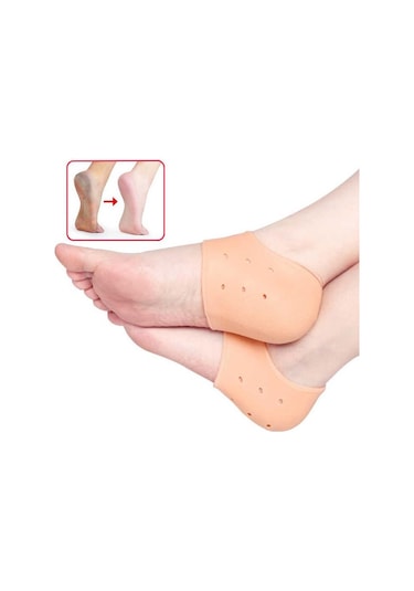 Silikon Topuk Koruyucu Ayaklar Için Silikon Jel Topuk Bardak Hielspoor Kuruş Topuklu Plantar Fasiit Jel Tabanlık Silikon Çorap