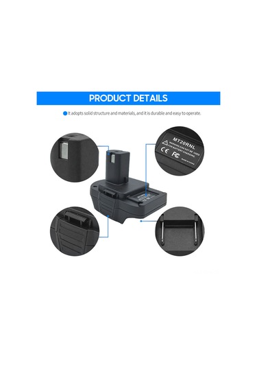 Maiyame Makita 18v-20v Li-ion Aküyü Ryobi 18v Li-ion'a Dönüştürücü Adaptör Mt20rnl