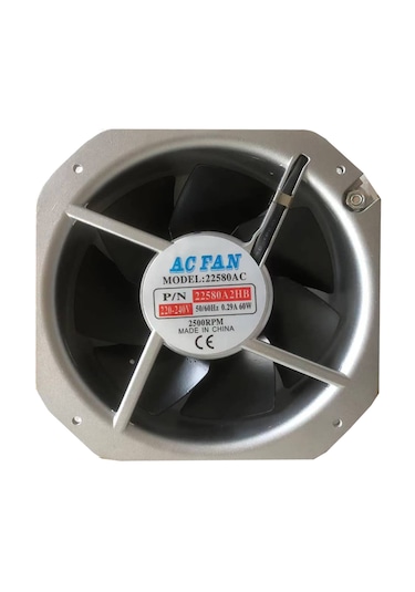 Taida 225x225x80mm 220v Ac Fan 0.75 Mm