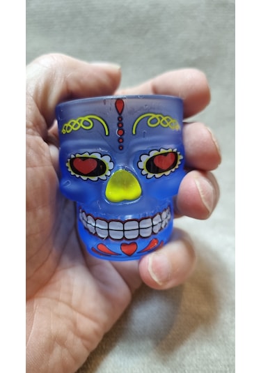 Kuru Kafa Shot Bardak Lacivert