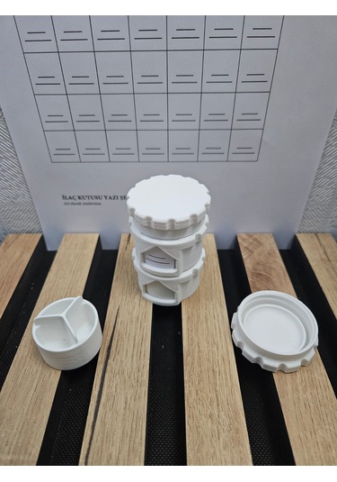 Portatif İlaç Kutusu Beyaz