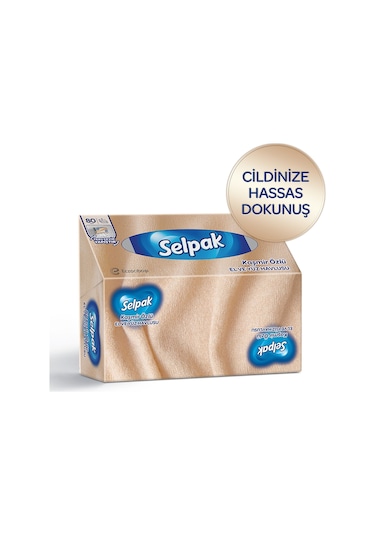 Selpak El Ve Yüz Havlusu Kaşmir Özlü Kutulu 80 Yaprak