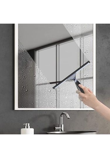 Pazly Geniş Kullanımlı Uzatılabilir Paslanmaz Çelik Pencere Ve Ayna Silme Aparatı - Kaymaz Silikonlu Diğer