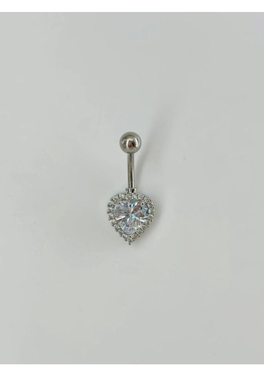 Kalp Detaylı Göbek Piercing Diğer 76514939