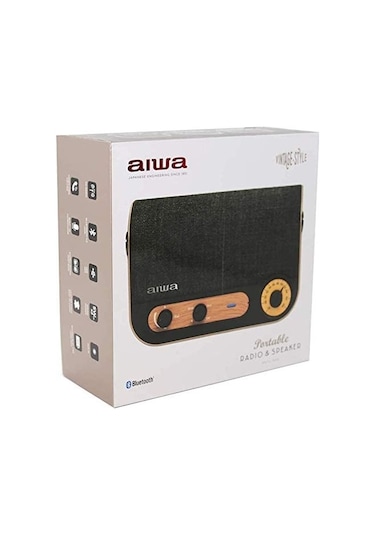 Aiwa RBTU-600 Vintage Tarzı Radyo & Bluetooth Hoparlör