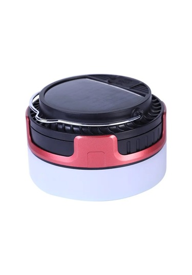 HEL-0809T Solar Şarjlı Kamp Feneri Çadır Lambası Çok Renkli