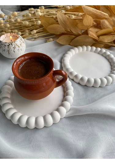 Bernami Biblo Pinterest Bubble 2 Li Dekoratif Beton Tabak Bardak Altlığı