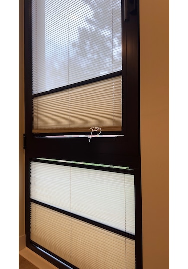 Plise Perde Cam Balkon Perdesi Gece Gündüz Çiftli Sistem Zengin Renk Çeşiti Çok Renkli