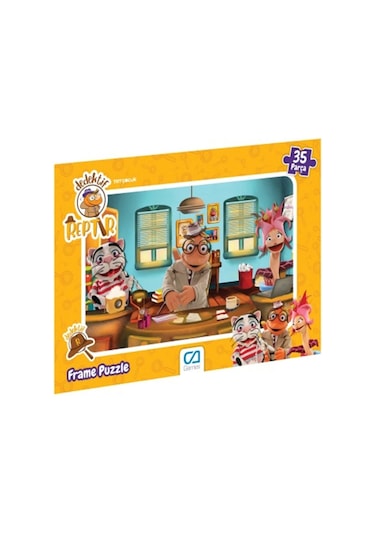 Ca Games 5207-5208 Dedektif Reptır Frame Puzzle/Yapboz 35 Parça