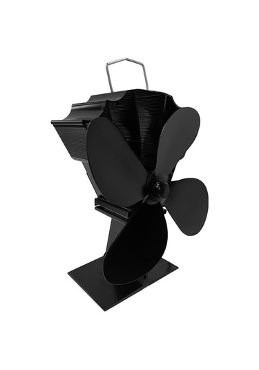 Pazly 4 Kanatlı Isıyla Çalışan Sessiz Şömine Fanı, Elektriksiz, Odun Yanan Sobalar İçin Verimli Ve Ultra Sessiz