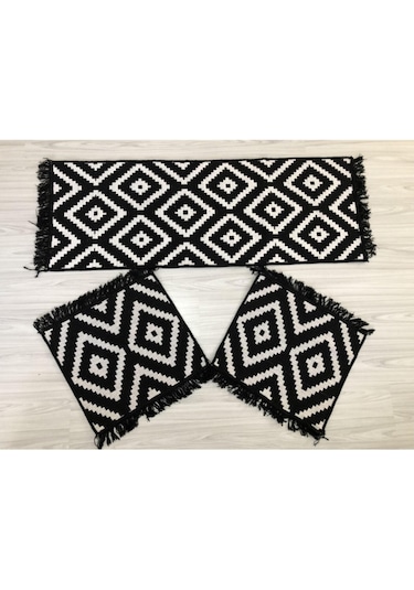 Oto Koltuk Minder Seti - 3'lü Serme Oto Koltuk Minderi - Kilim